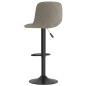 vidaXL Taburetes de cocina 2 unidades terciopelo gris claro vidaXL Taburetes de cocina 2 unidades terciopelo gris claro