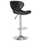vidaXL Taburete de cocina de cuero sintético negro vidaXL Taburete de cocina de cuero sintético negro