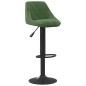 vidaXL Taburetes de cocina 2 unidades terciopelo verde oscuro vidaXL Taburetes de cocina 2 unidades terciopelo verde oscuro