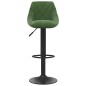 vidaXL Taburetes de cocina 2 unidades terciopelo verde oscuro vidaXL Taburetes de cocina 2 unidades terciopelo verde oscuro