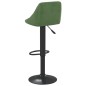 vidaXL Taburetes de cocina 2 unidades terciopelo verde oscuro vidaXL Taburetes de cocina 2 unidades terciopelo verde oscuro