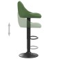 vidaXL Taburetes de cocina 2 unidades terciopelo verde oscuro vidaXL Taburetes de cocina 2 unidades terciopelo verde oscuro