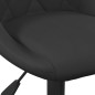 vidaXL Taburetes de cocina 2 unidades terciopelo negro vidaXL Taburetes de cocina 2 unidades terciopelo negro