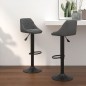 vidaXL Taburetes de cocina 2 unidades terciopelo gris oscuro vidaXL Taburetes de cocina 2 unidades terciopelo gris oscuro