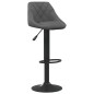 vidaXL Taburetes de cocina 2 unidades terciopelo gris oscuro vidaXL Taburetes de cocina 2 unidades terciopelo gris oscuro