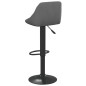 vidaXL Taburetes de cocina 2 unidades terciopelo gris oscuro vidaXL Taburetes de cocina 2 unidades terciopelo gris oscuro