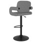 vidaXL Taburetes de cocina 2 unidades tela gris claro vidaXL Taburetes de cocina 2 unidades tela gris claro