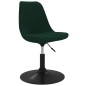 vidaXL Sillas de comedor giratorias 4 uds terciopelo verde oscuro vidaXL Sillas de comedor giratorias 4 uds terciopelo verde oscuro