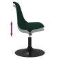 vidaXL Sillas de comedor giratorias 4 uds terciopelo verde oscuro vidaXL Sillas de comedor giratorias 4 uds terciopelo verde oscuro