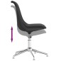 vidaXL Sillas de comedor giratorias 2 unidades tela gris oscuro vidaXL Sillas de comedor giratorias 2 unidades tela gris oscuro