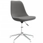 vidaXL Sillas de comedor giratorias 2 unidades tela gris claro vidaXL Sillas de comedor giratorias 2 unidades tela gris claro