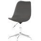 vidaXL Sillas de comedor giratorias 2 unidades tela gris claro vidaXL Sillas de comedor giratorias 2 unidades tela gris claro