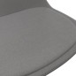 vidaXL Sillas de comedor giratorias 2 unidades tela gris claro vidaXL Sillas de comedor giratorias 2 unidades tela gris claro
