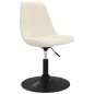 vidaXL Sillas de comedor giratorias 4 unidades terciopelo color crema vidaXL Sillas de comedor giratorias 4 unidades terciopelo color crema