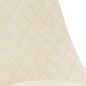 vidaXL Sillas de comedor giratorias 4 unidades terciopelo color crema vidaXL Sillas de comedor giratorias 4 unidades terciopelo color crema