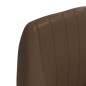 vidaXL Taburete de barra de cocina de cuero sintético marrón oscuro vidaXL Taburete de barra de cocina de cuero sintético marrón oscuro