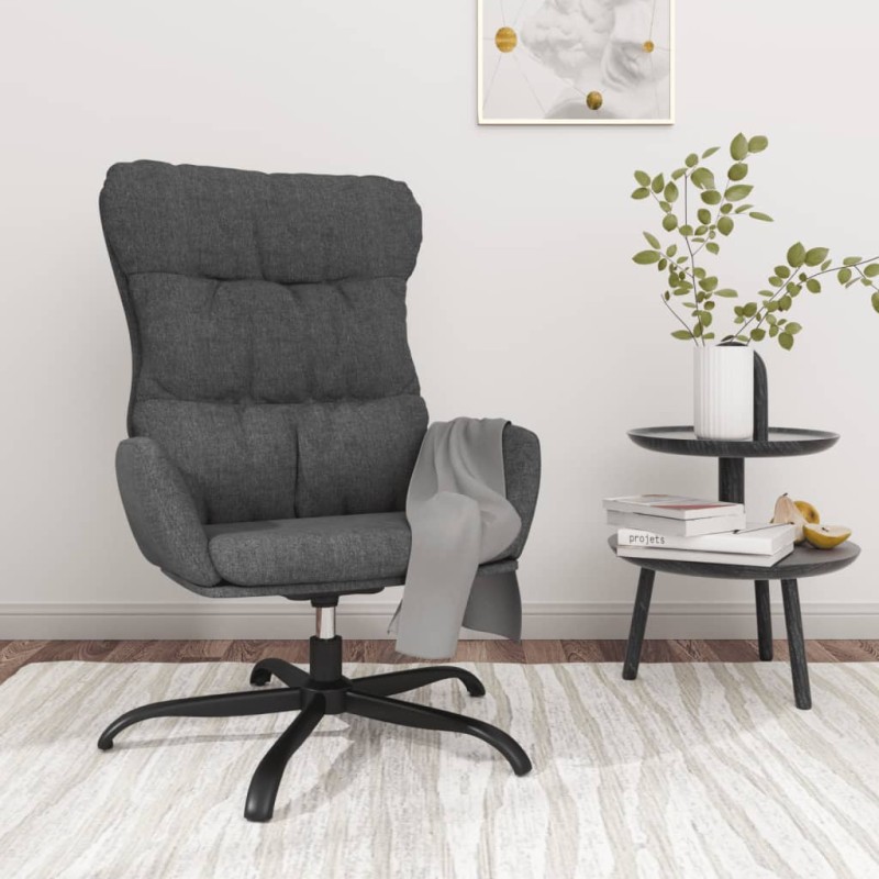 vidaXL Sillón de relax de tela gris oscuro vidaXL Sillón de relax de tela gris oscuro