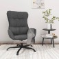 vidaXL Sillón de relax de tela gris oscuro vidaXL Sillón de relax de tela gris oscuro