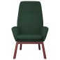vidaXL Sillón de relax de tela verde oscuro vidaXL Sillón de relax de tela verde oscuro
