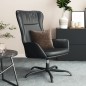 vidaXL Sillón de relax de cuero sintético negro vidaXL Sillón de relax de cuero sintético negro