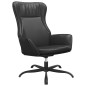 vidaXL Sillón de relax de cuero sintético negro vidaXL Sillón de relax de cuero sintético negro