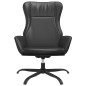 vidaXL Sillón de relax de cuero sintético negro vidaXL Sillón de relax de cuero sintético negro