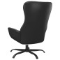vidaXL Sillón de relax de cuero sintético negro vidaXL Sillón de relax de cuero sintético negro