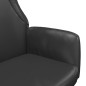 vidaXL Sillón de relax de cuero sintético negro vidaXL Sillón de relax de cuero sintético negro