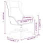 vidaXL Sillón de relax de cuero sintético negro vidaXL Sillón de relax de cuero sintético negro