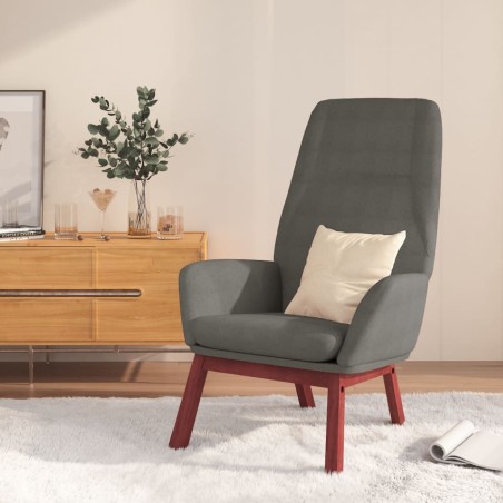 vidaXL Sillón de relax de tela gris claro