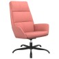 vidaXL Sillón de relax de terciopelo rosa vidaXL Sillón de relax de terciopelo rosa