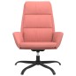 vidaXL Sillón de relax de terciopelo rosa vidaXL Sillón de relax de terciopelo rosa