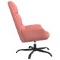 vidaXL Sillón de relax de terciopelo rosa vidaXL Sillón de relax de terciopelo rosa