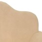 vidaXL Sofá para niños de 2 plazas de felpa suave color crema vidaXL Sofá para niños de 2 plazas de felpa suave color crema