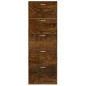 vidaXL Mueble zapatero madera contrachapada roble ahumado 59x17x169 cm vidaXL Mueble zapatero madera contrachapada roble ahumado 59x17x169 cm