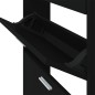 vidaXL Mueble zapatero madera contrachapada negro 59x17x150 cm vidaXL Mueble zapatero madera contrachapada negro 59x17x150 cm