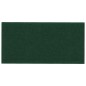 vidaXL Paneles de pared 12 uds tela verde oscuro 30x15 cm 0,54 m² vidaXL Paneles de pared 12 uds tela verde oscuro 30x15 cm 0,54 m²