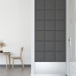 vidaXL Paneles de pared 12 uds cuero sintético gris 30x30 cm 1,08 m² vidaXL Paneles de pared 12 uds cuero sintético gris 30x30 cm 1,08 m²