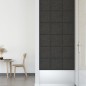 vidaXL Paneles de pared 12 uds tela gris oscuro 30x30 cm 1,08 m² vidaXL Paneles de pared 12 uds tela gris oscuro 30x30 cm 1,08 m²