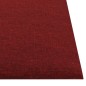 vidaXL Paneles de pared 12 uds tela rojo tinto 30x30 cm 1,08 m² vidaXL Paneles de pared 12 uds tela rojo tinto 30x30 cm 1,08 m²