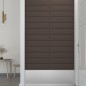 vidaXL Paneles de pared 12 uds tela gris taupe 60x15 cm 1,08 m² vidaXL Paneles de pared 12 uds tela gris taupe 60x15 cm 1,08 m²
