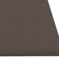 vidaXL Paneles de pared 12 uds tela gris taupe 60x15 cm 1,08 m² vidaXL Paneles de pared 12 uds tela gris taupe 60x15 cm 1,08 m²