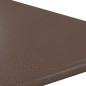 vidaXL Paneles de pared 12 uds cuero sintético marrón 30x30 cm 0,54 m²