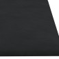 vidaXL Paneles de pared 12 uds terciopelo negro 60x15 cm 1,08 m²