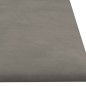 vidaXL Paneles de pared 12 uds terciopelo gris claro 60x15 cm 1,08 m² vidaXL Paneles de pared 12 uds terciopelo gris claro 60x15 cm 1,08 m²