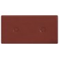 vidaXL Paneles pared 12 uds cuero sintético rojo tinto 30x15 cm 0,54m² vidaXL Paneles pared 12 uds cuero sintético rojo tinto 30x15 cm 0,54m²