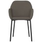vidaXL Sillas de comedor 2 unidades terciopelo gris oscuro vidaXL Sillas de comedor 2 unidades terciopelo gris oscuro