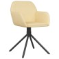 vidaXL Sillas de comedor giratorias 2 uds terciopelo crema vidaXL Sillas de comedor giratorias 2 uds terciopelo crema