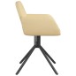 vidaXL Sillas de comedor giratorias 2 uds terciopelo crema vidaXL Sillas de comedor giratorias 2 uds terciopelo crema