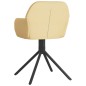 vidaXL Sillas de comedor giratorias 2 uds terciopelo crema vidaXL Sillas de comedor giratorias 2 uds terciopelo crema